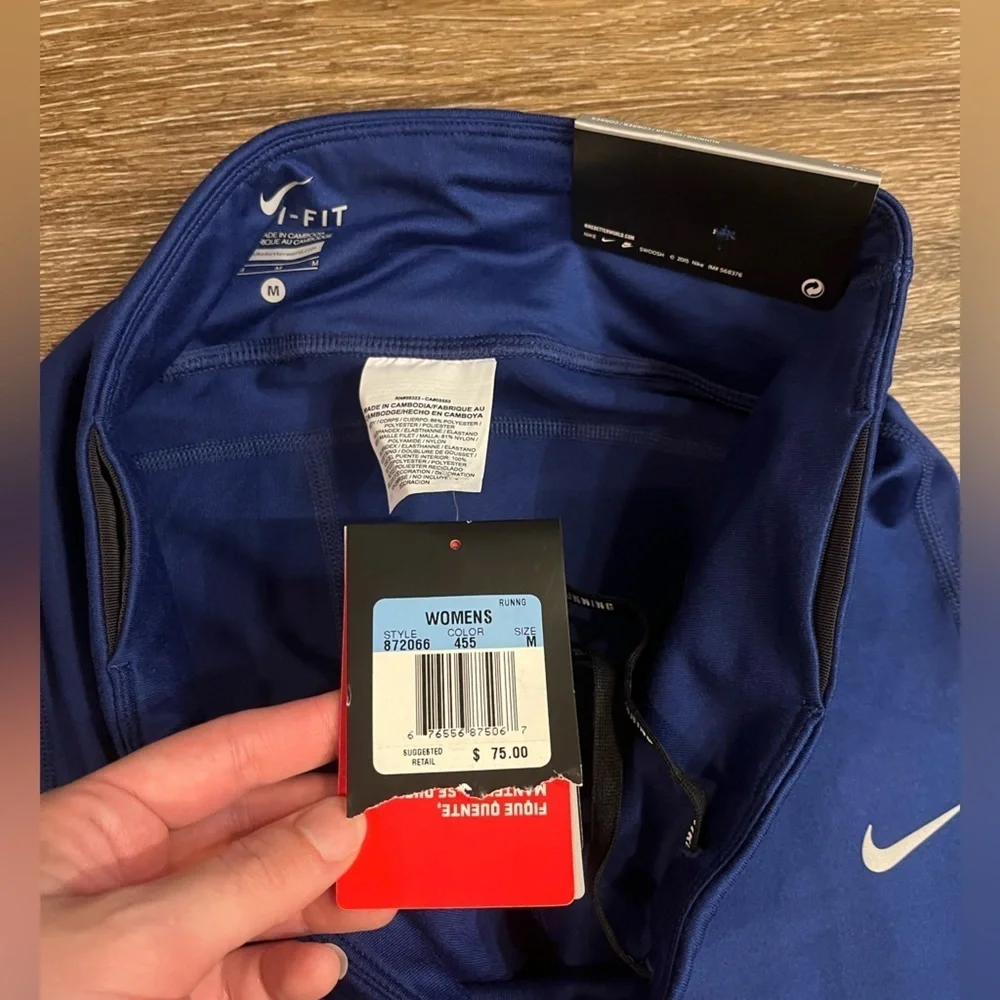 🆕 Nike | Epic Run Capri Tight Legging in Cobalt Blue Size Medium
